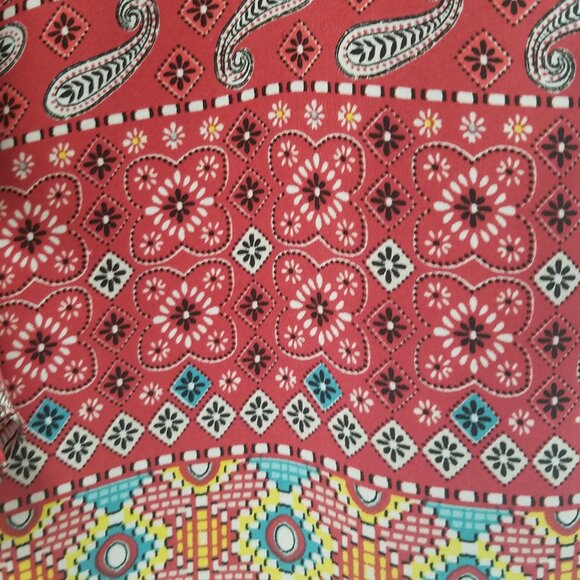 KUT from the Kloth Boho Paisley Cascade Ruffle Tank Top - Picture 12 of 16
